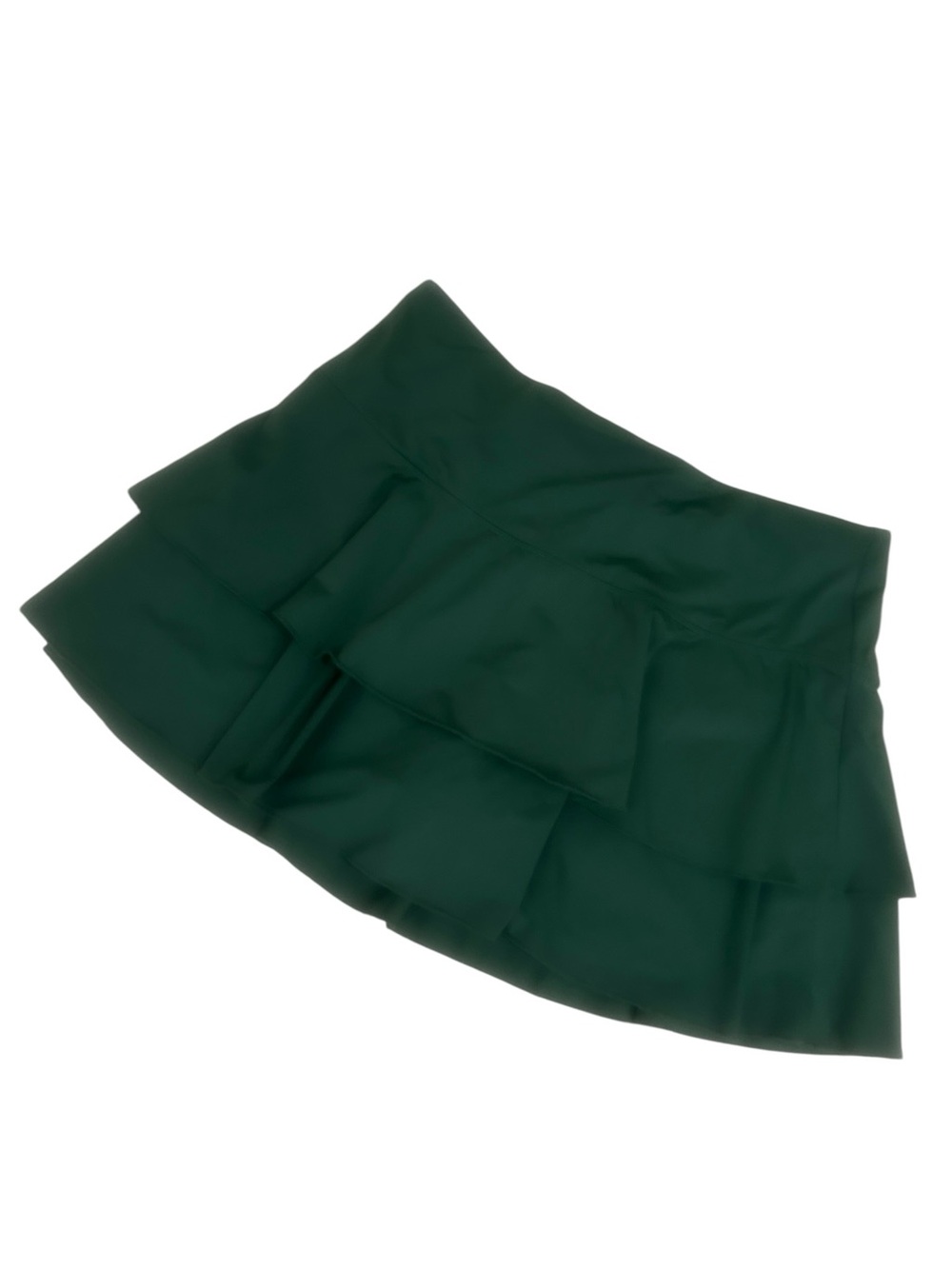 Fila Tiered Ruffle Dark Green high waist athletic skort size large